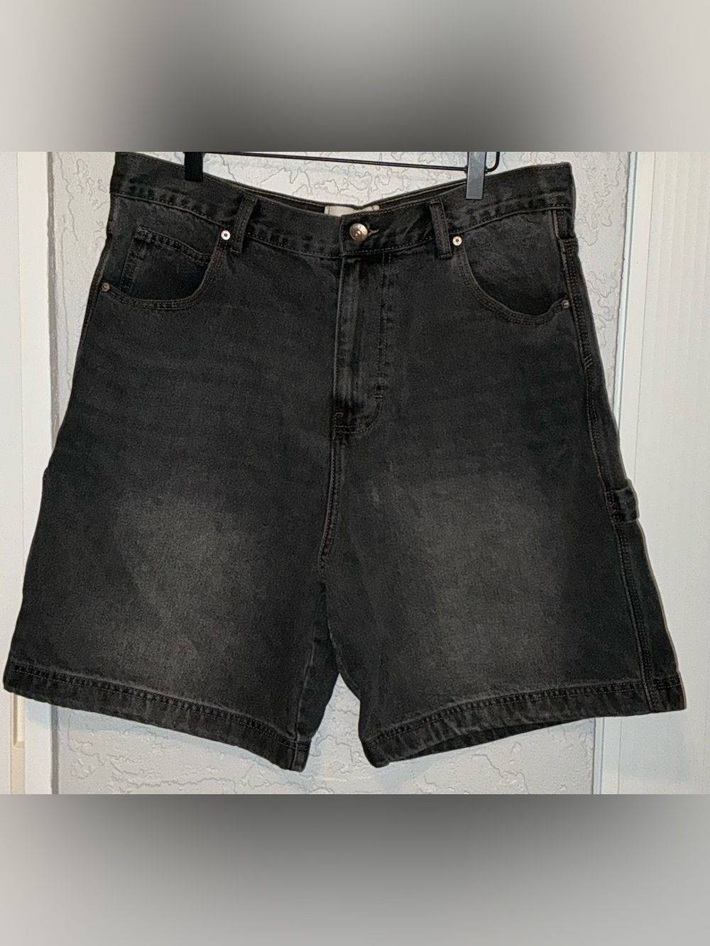 BDG Men's Light Black Denim Shorts